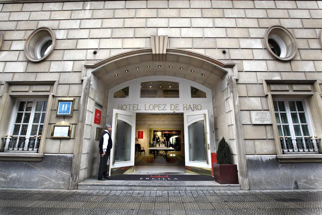 Hotel Lopez De Haro Bilbao Bagian luar foto